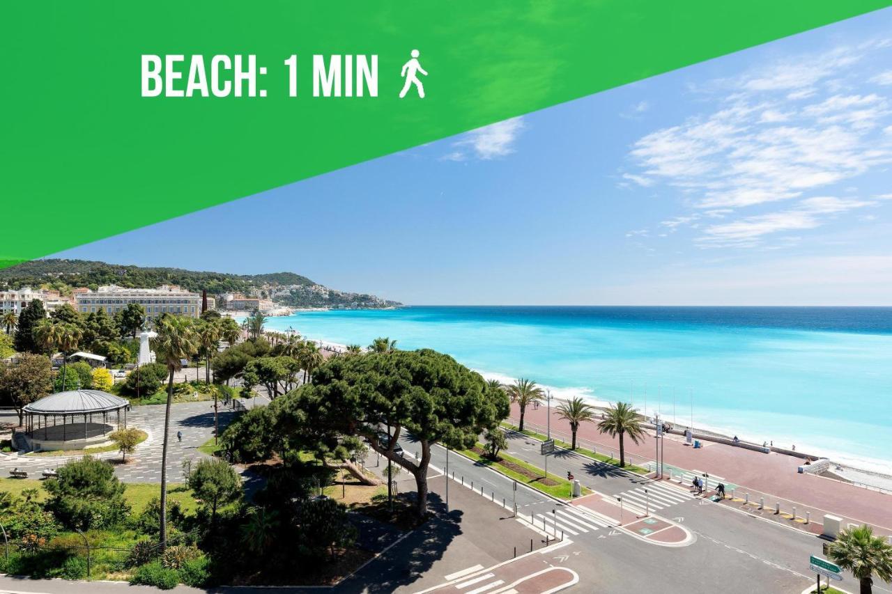 Sea - 2 Bedroom - Kitchen - Wifi - Tramway - Air Conditioner 尼斯 外观 照片